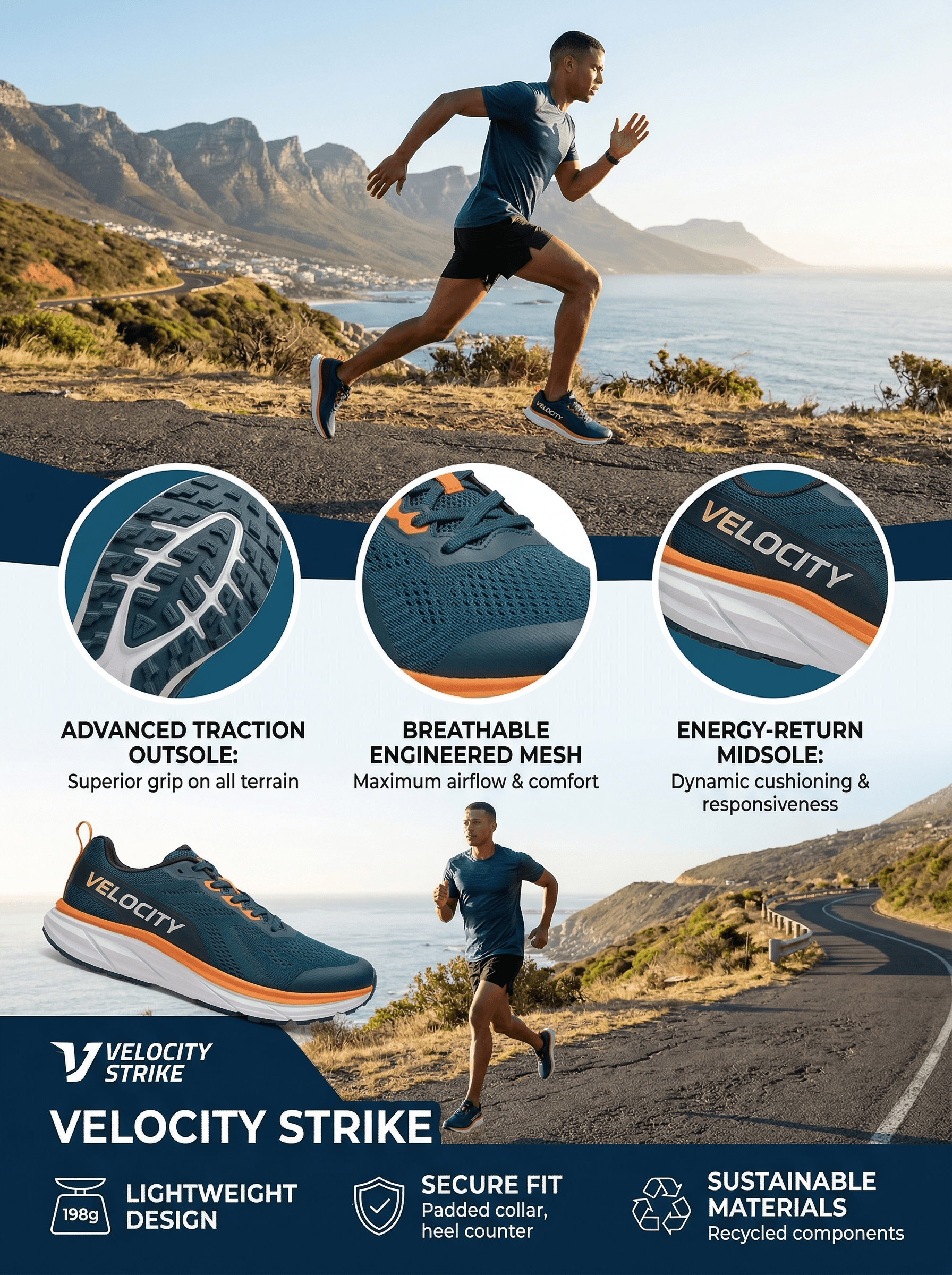 running shoes assets