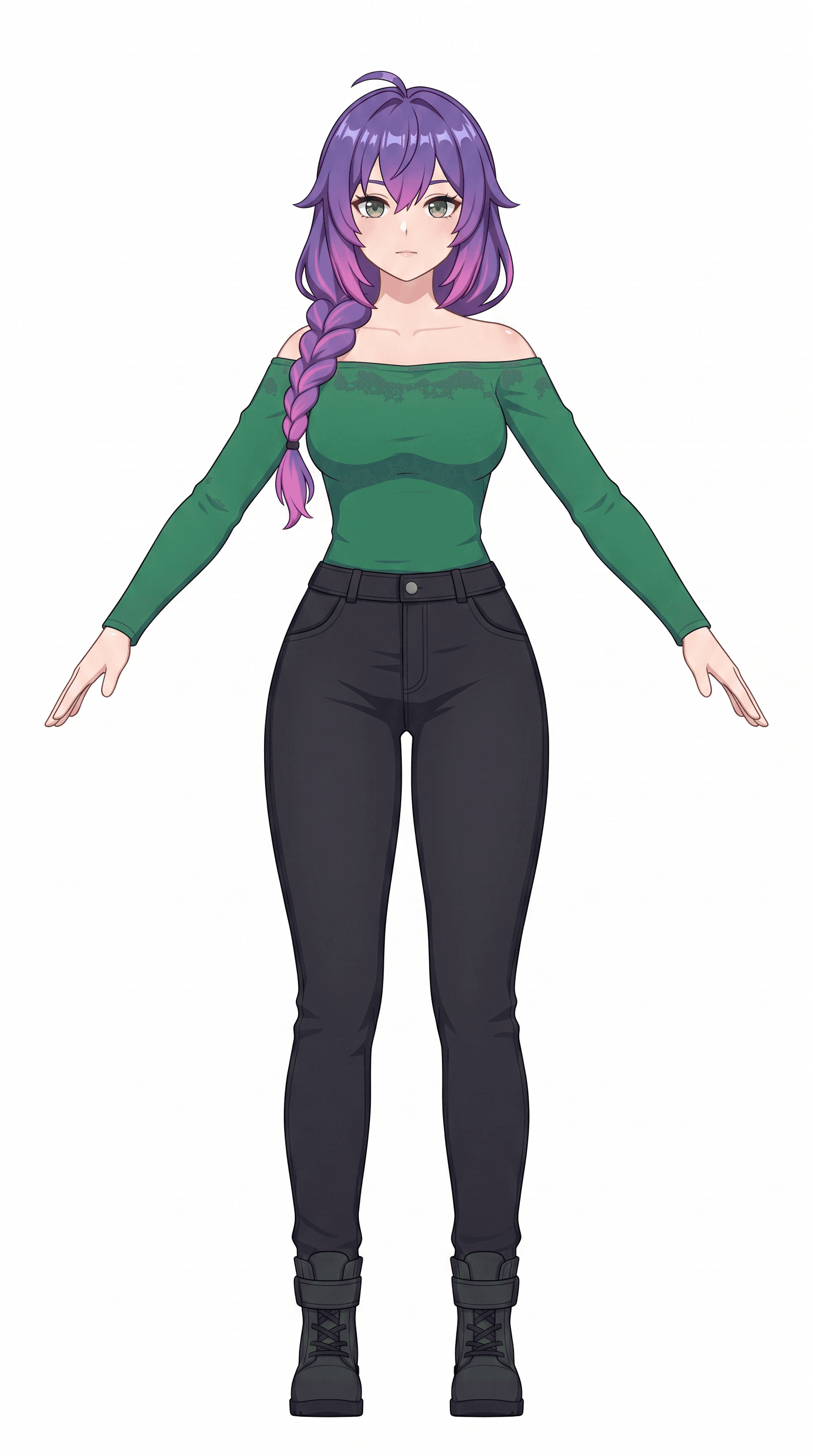 original character full body front view