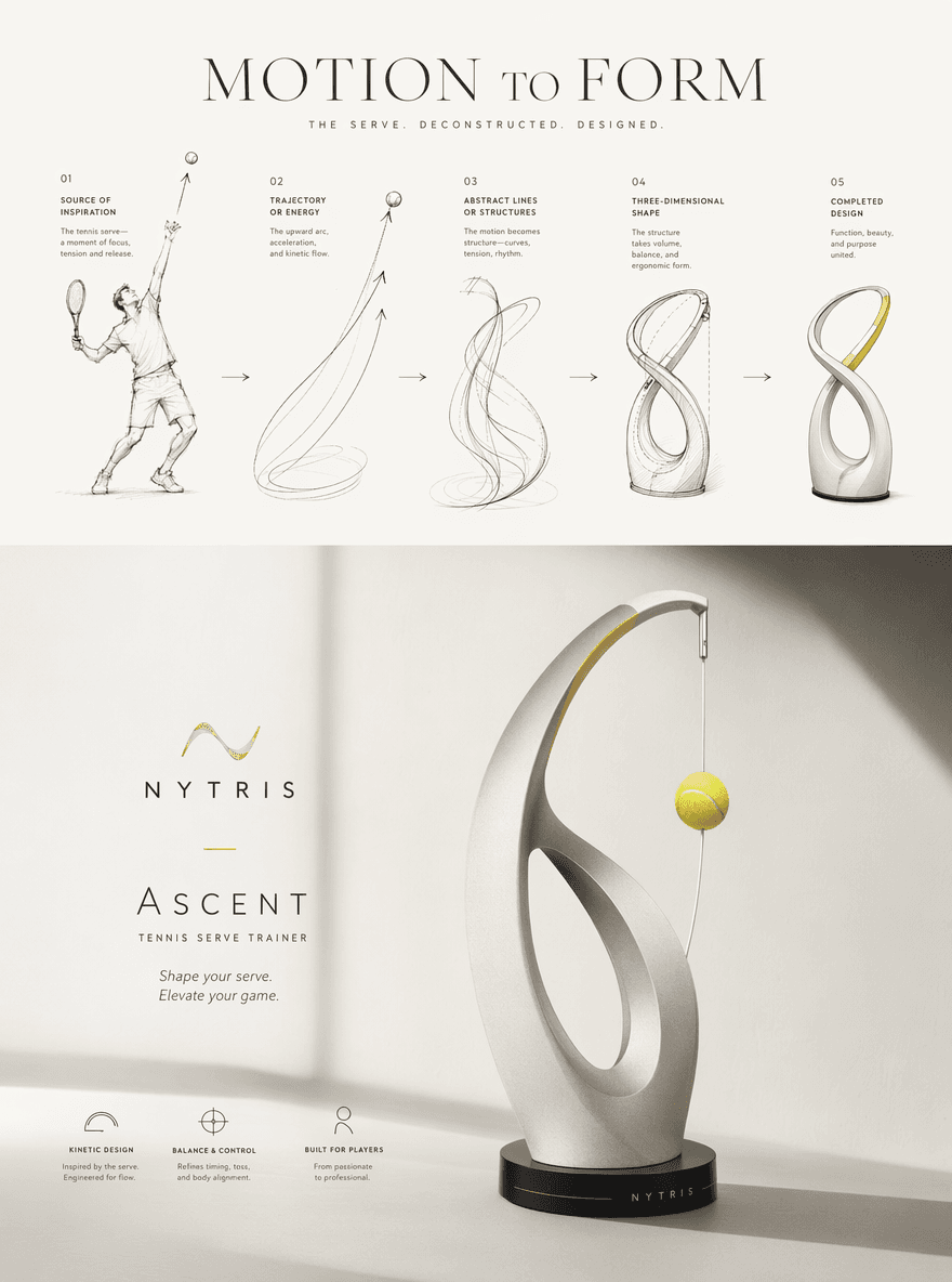 A product of concept to form flow
