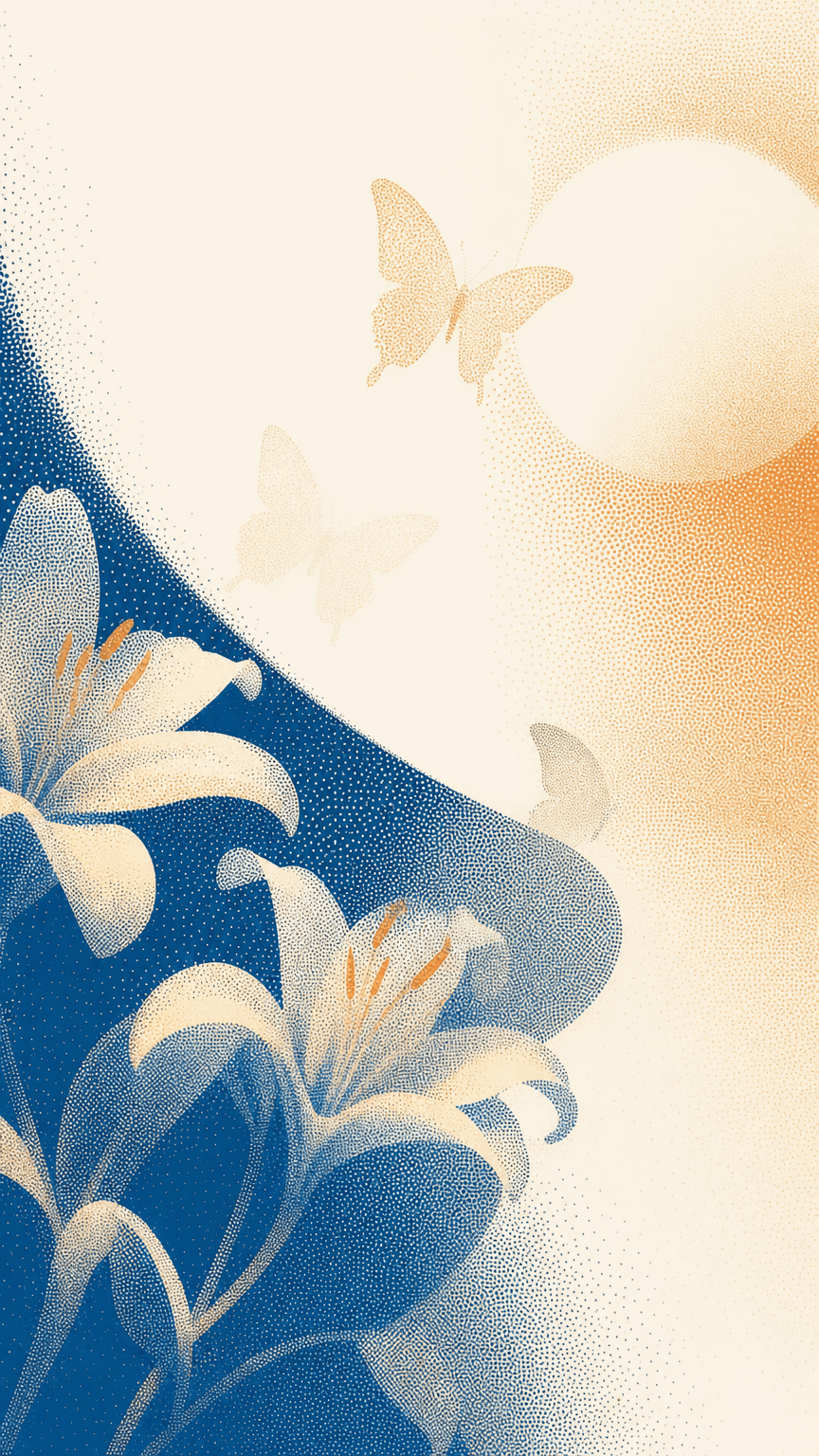Halftone pointillist Poster