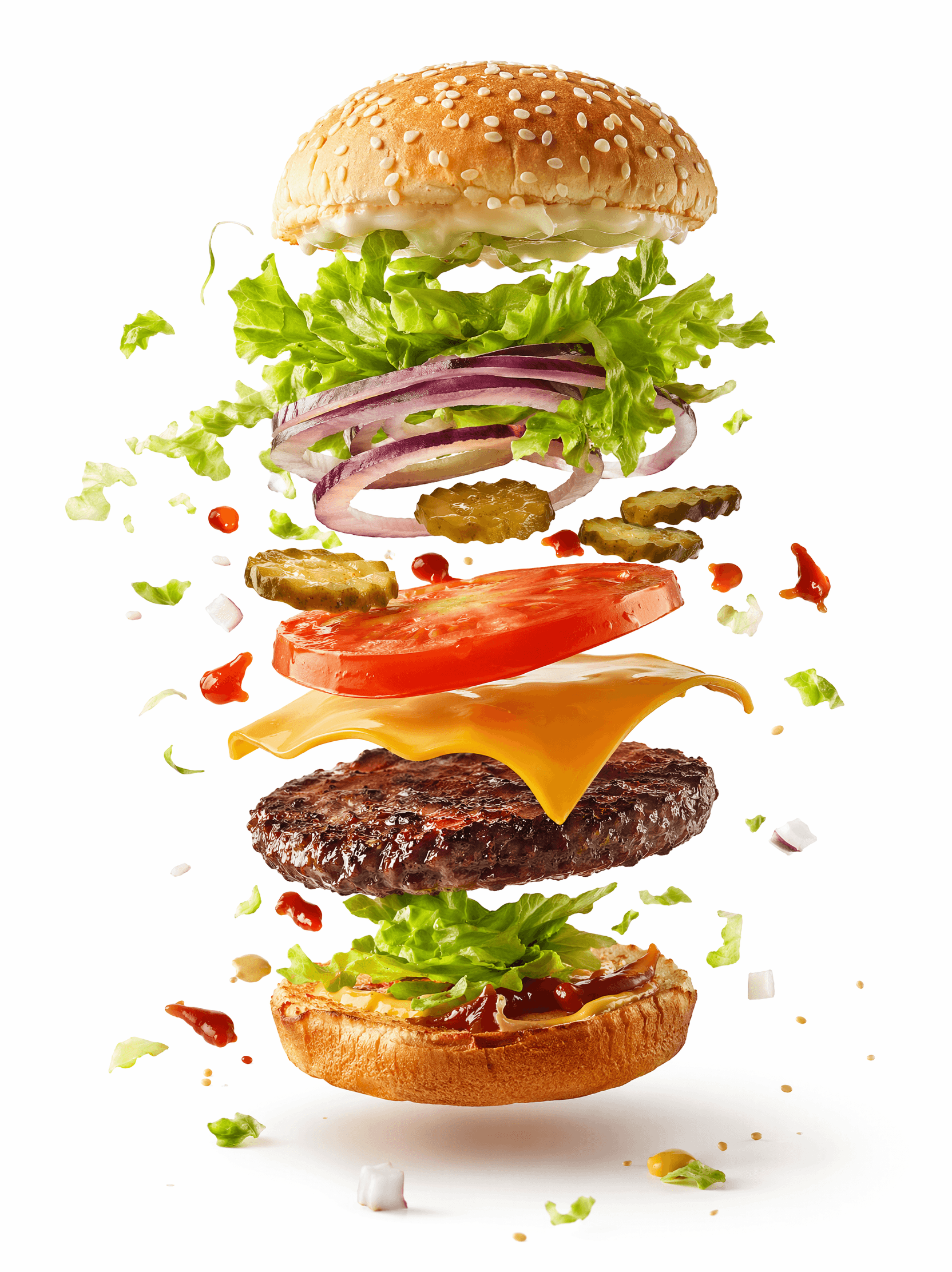 Food advertising poster