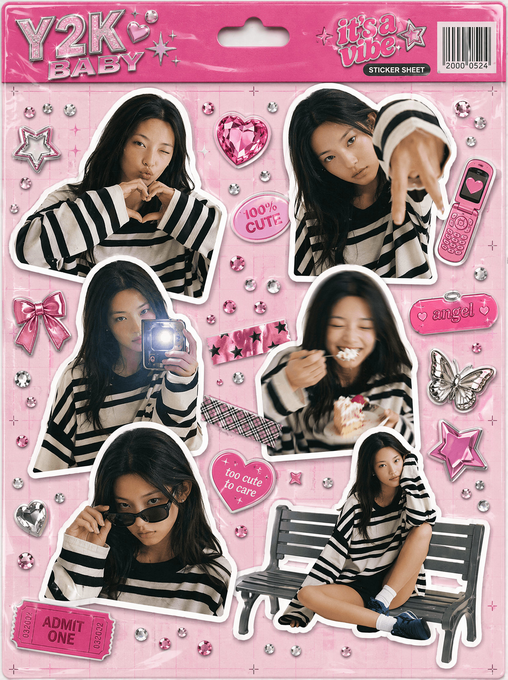 Y2K sticker pack