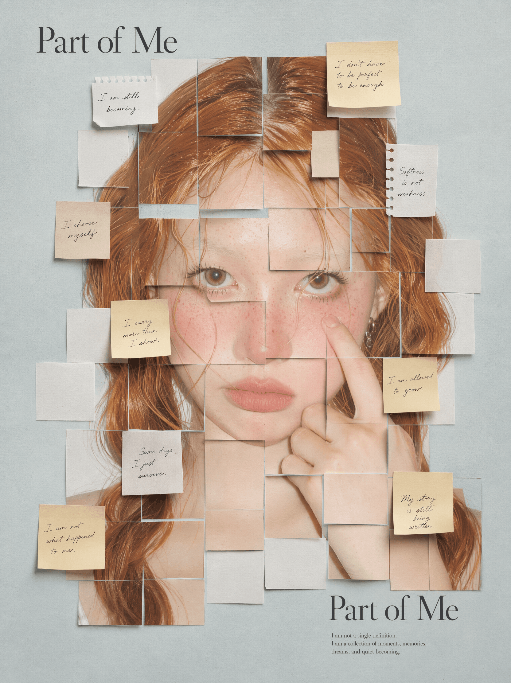 Fashion portrait poster