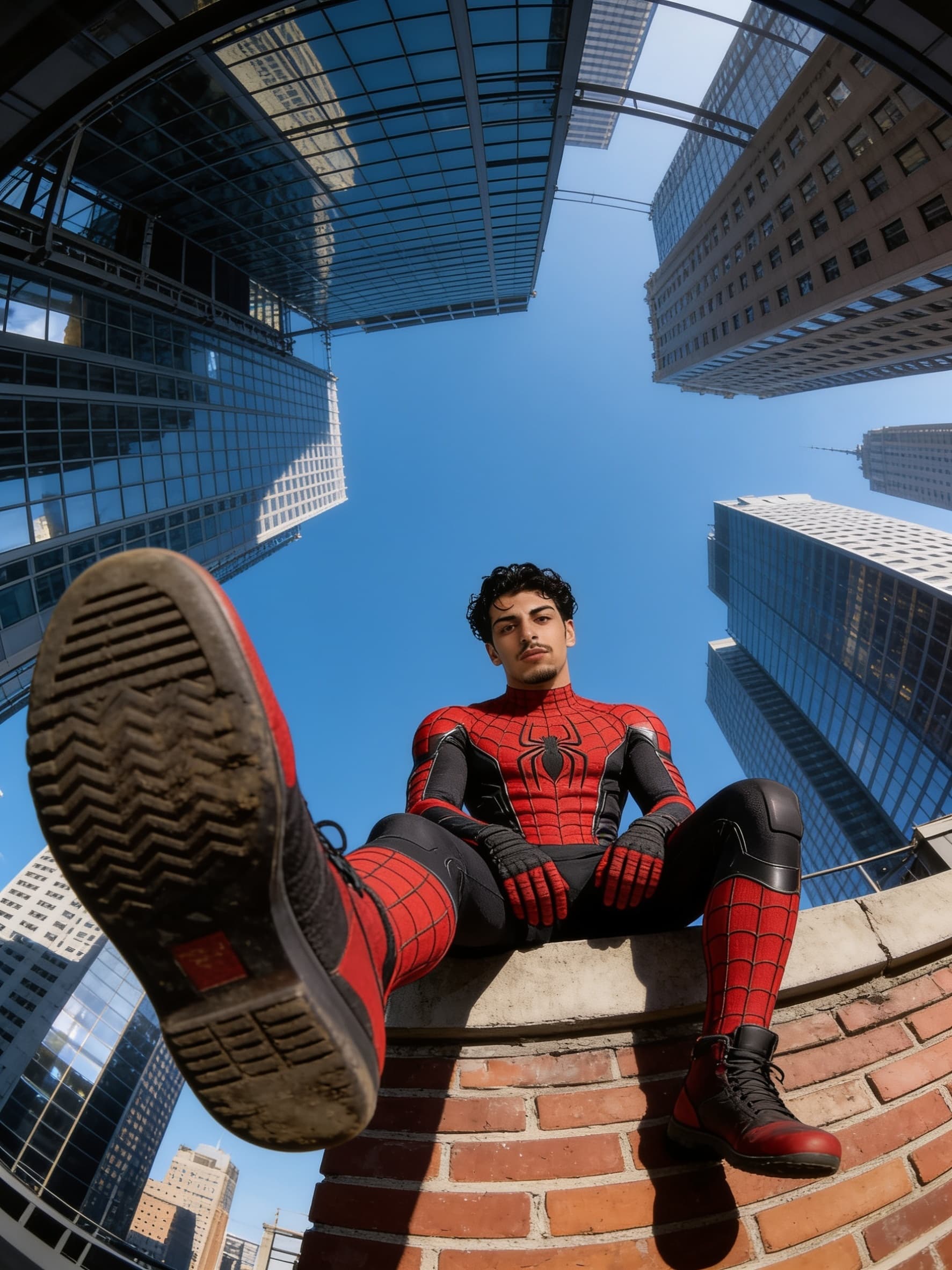 Spider-Man Rooftop Shot