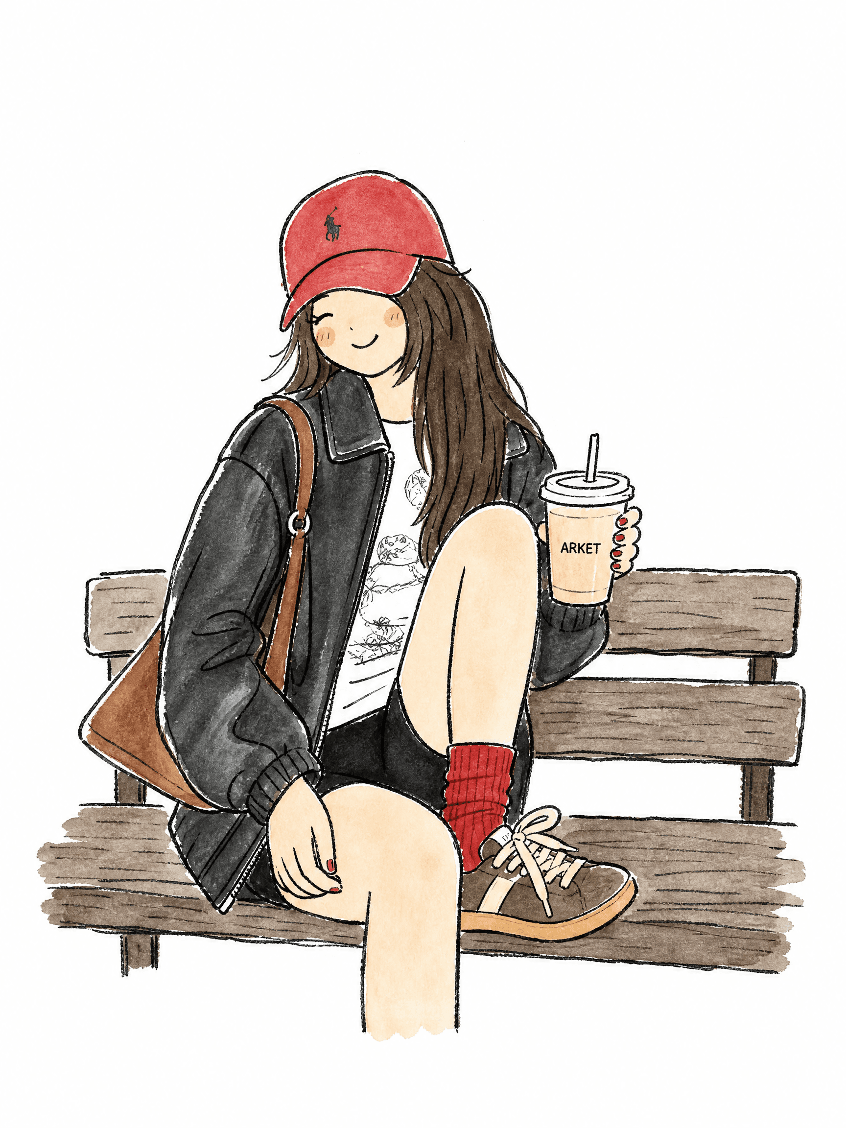 hand-drawn doodle illustration