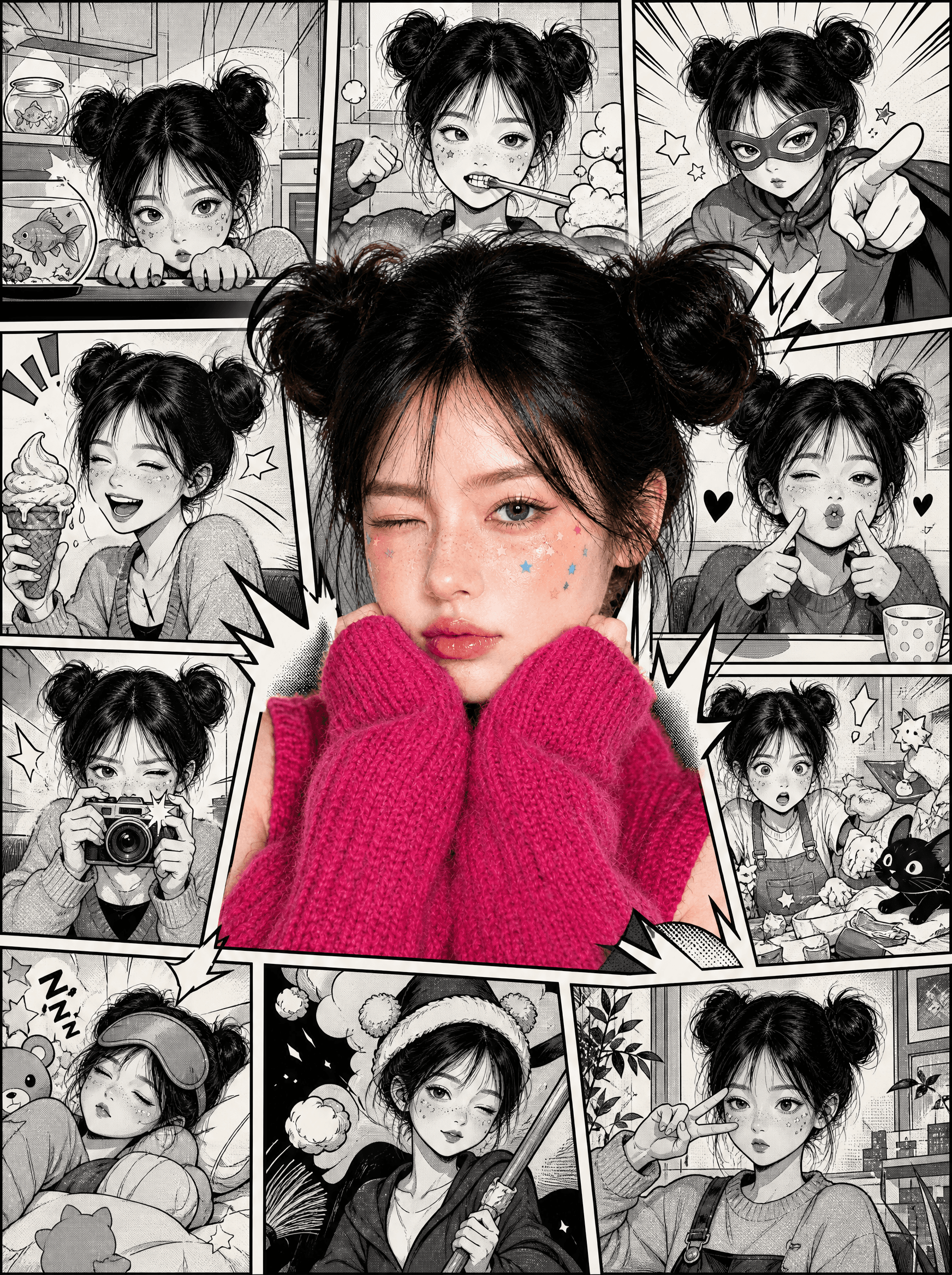 Live-action to 2D anime