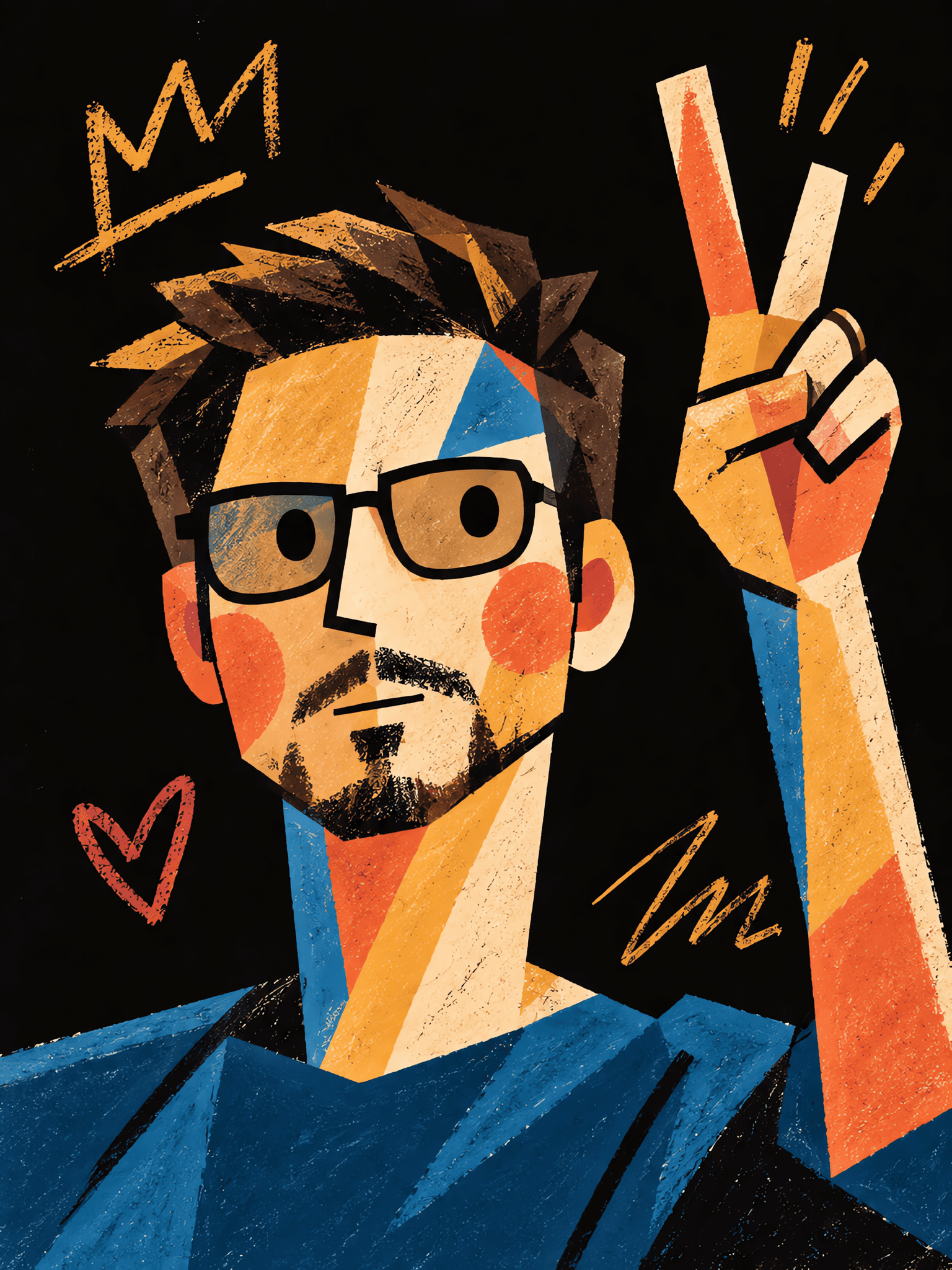 Expressionist portrait