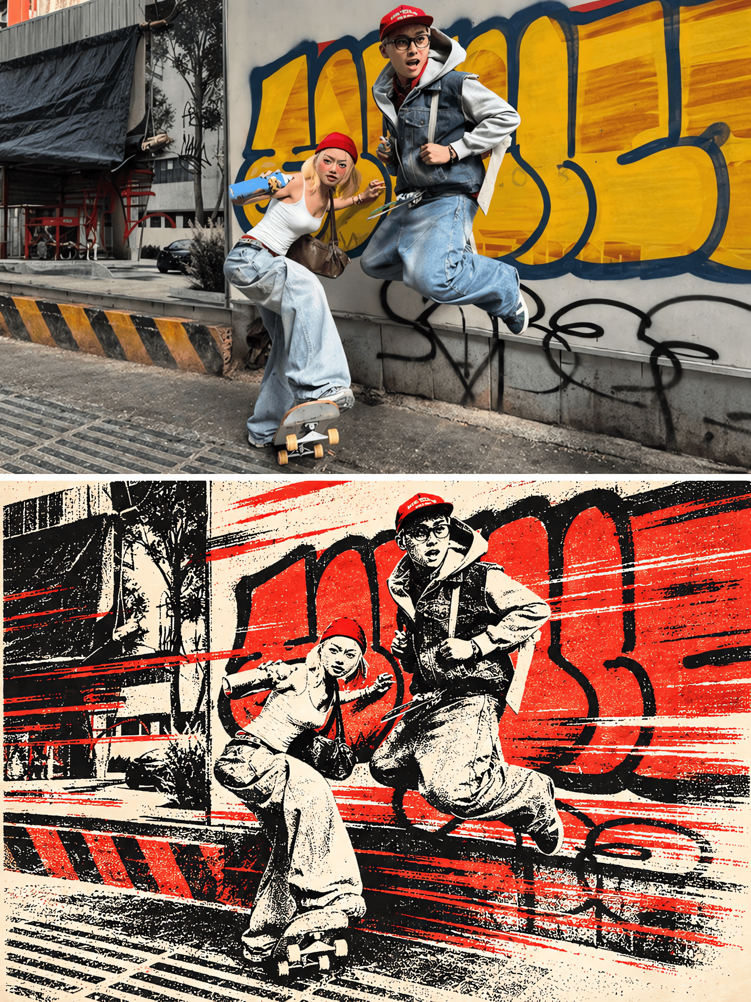 Vermilion Street Print