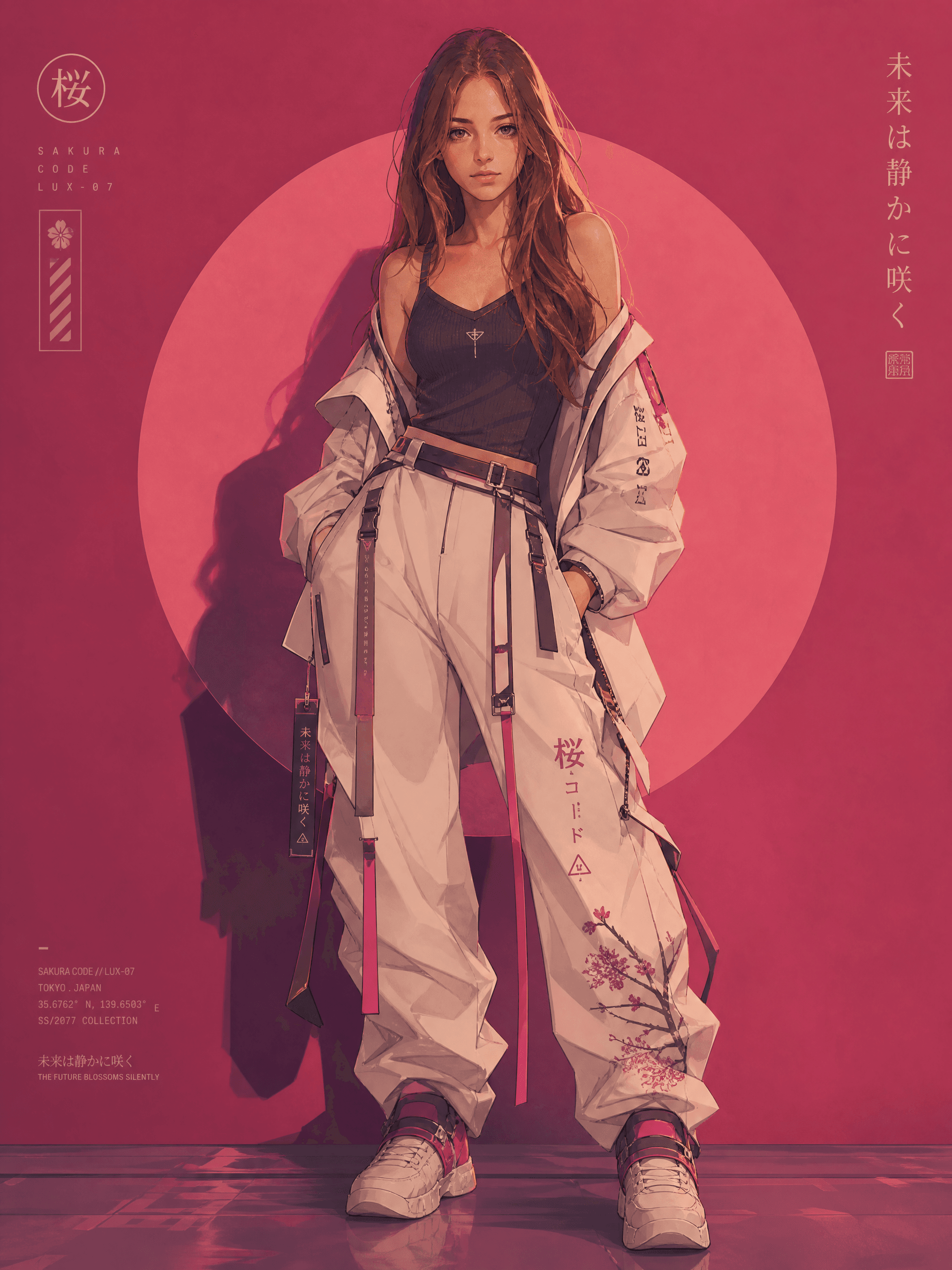 Anime fashion illustration style