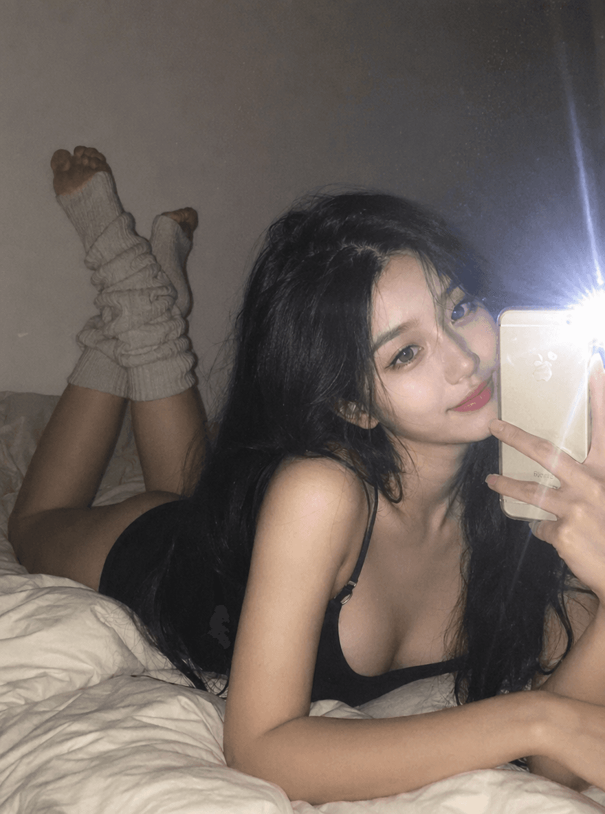 Midnight Bedroom Selfie
