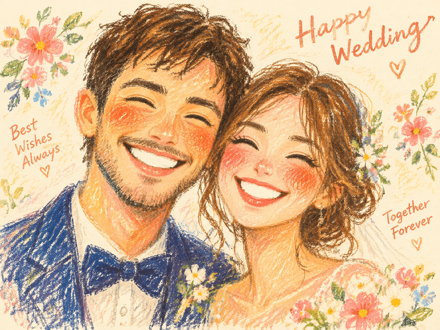 Pastel Wedding Keepsake