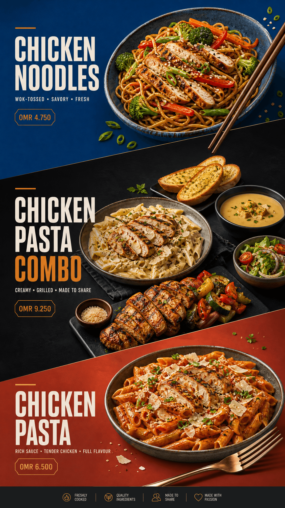 Menu poster