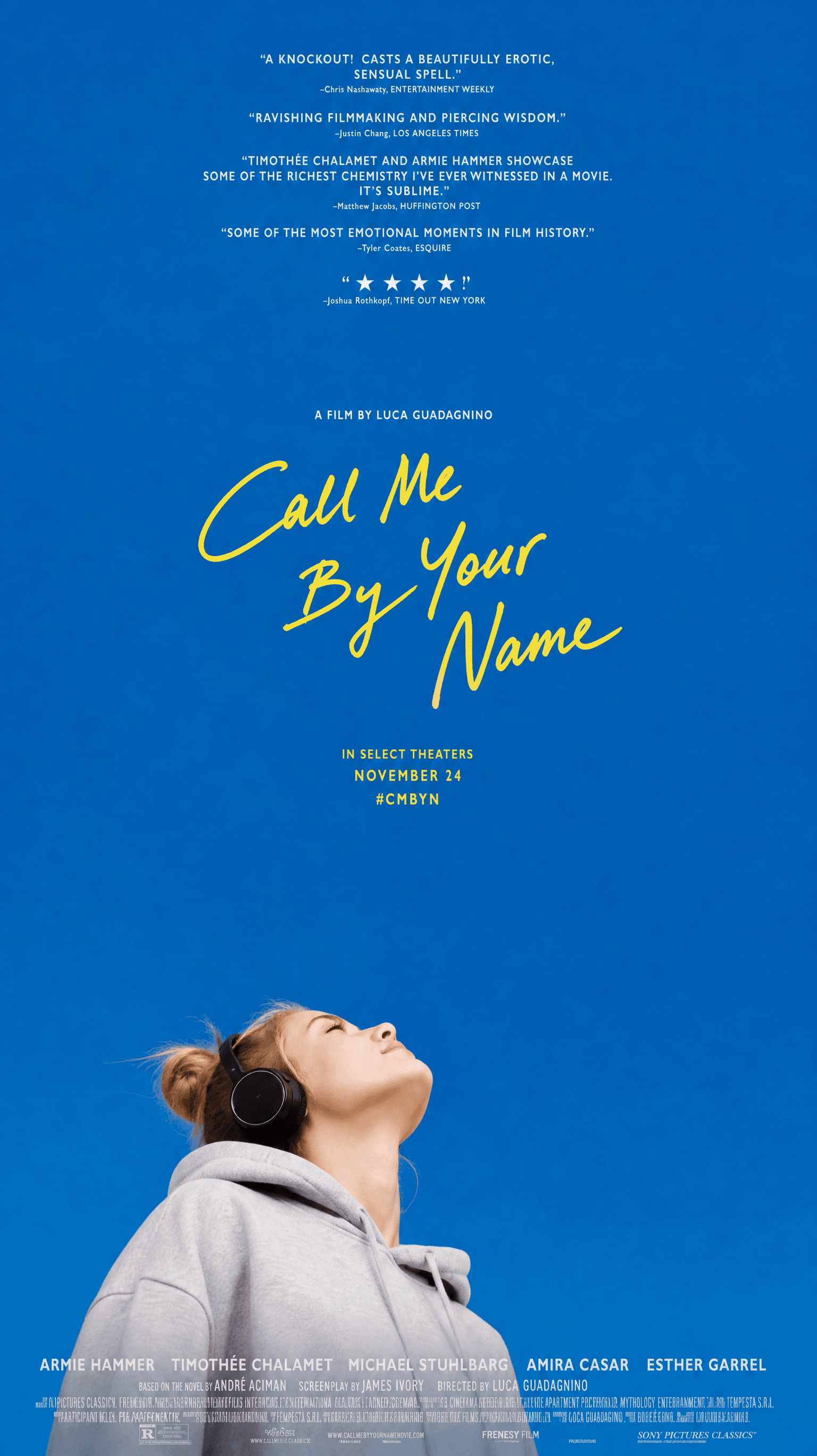 Call me by your name poster