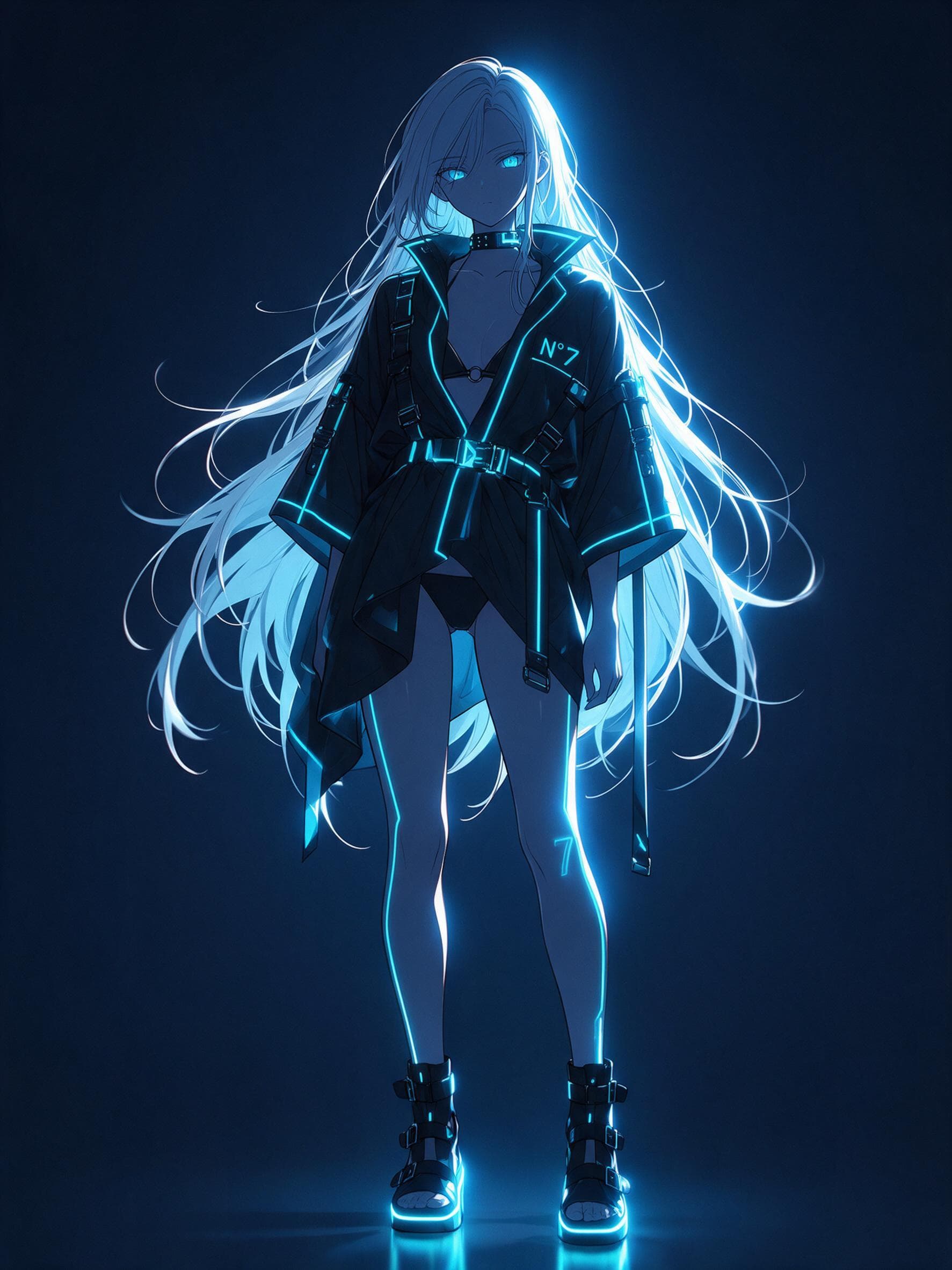 2D anime girl
